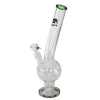 BREIT Belly Bong with Diffuser Chillum green H 360mm; Ø 97/40mm; SG 19/14 WT 3mm