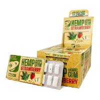 Chewing Gums alla Cannabis e Fragola 17mg CBD senza THC (24pezzi/display)