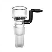 Braciere per Bong in Vetro - Supporto Nero - 14mm