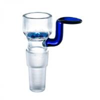 Braciere per Bong in Vetro - Supporto Blu - 14mm